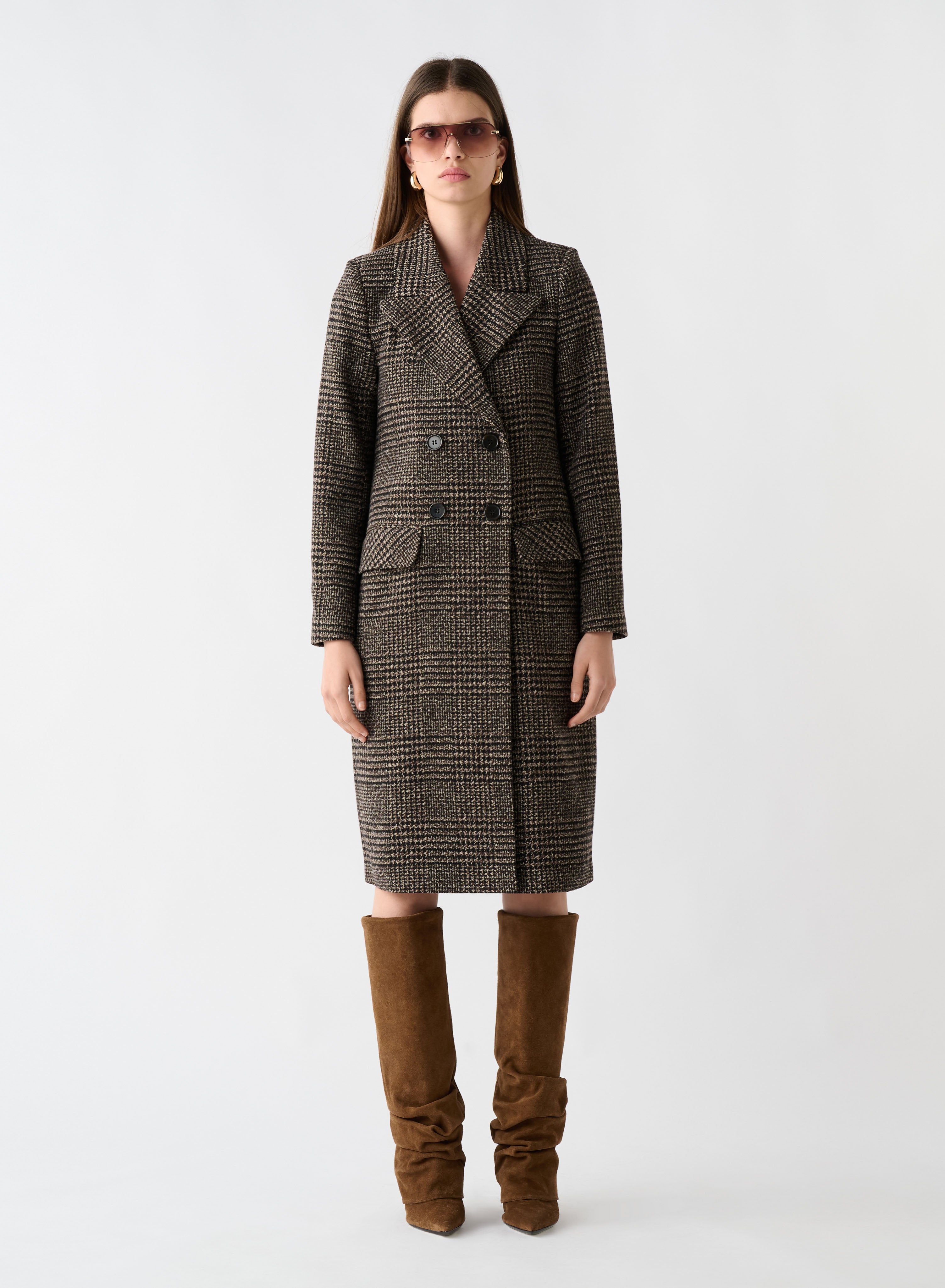 Roam Tweed Coat – Esmaee