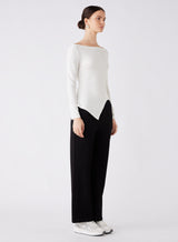 Cancelled Exposition Asymmetric Top - Ivory