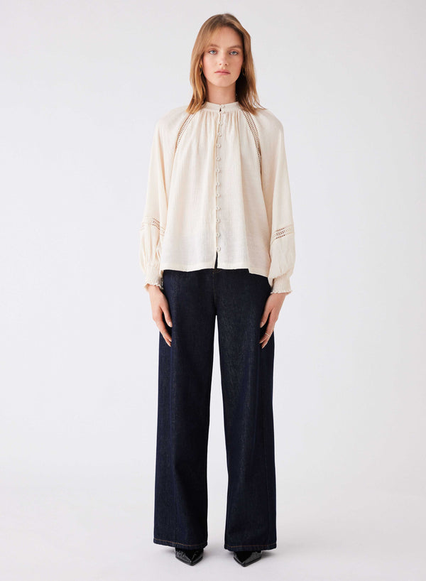 Jupiter Lace Blouse - Ivory