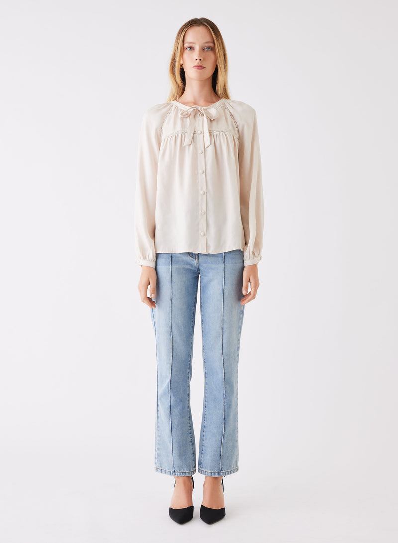 Compass Blouse - Creme