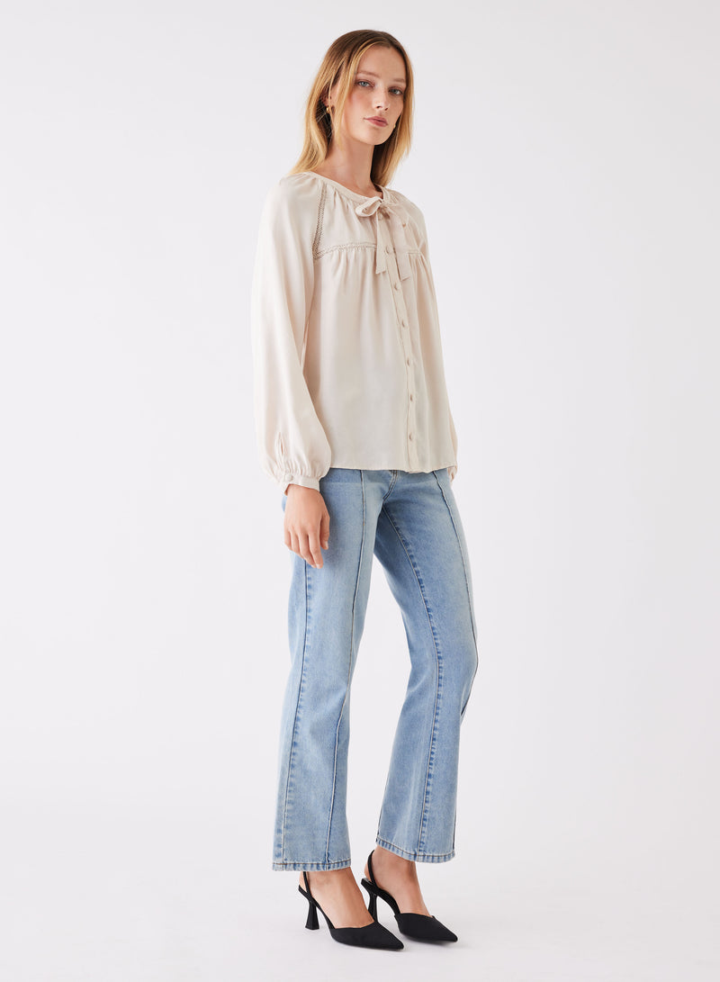 Compass Blouse - Creme