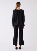 Night Rhythm Blouse - Black