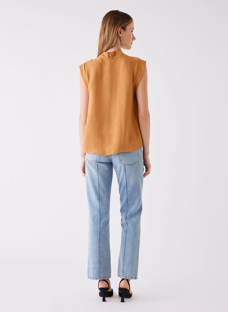 Compass Top - Mustard