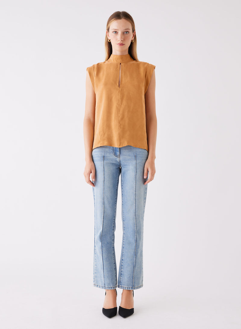 Compass Top - Mustard