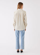 Atlas Shirt - Mustard Stripe