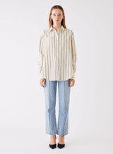 Atlas Shirt - Mustard Stripe