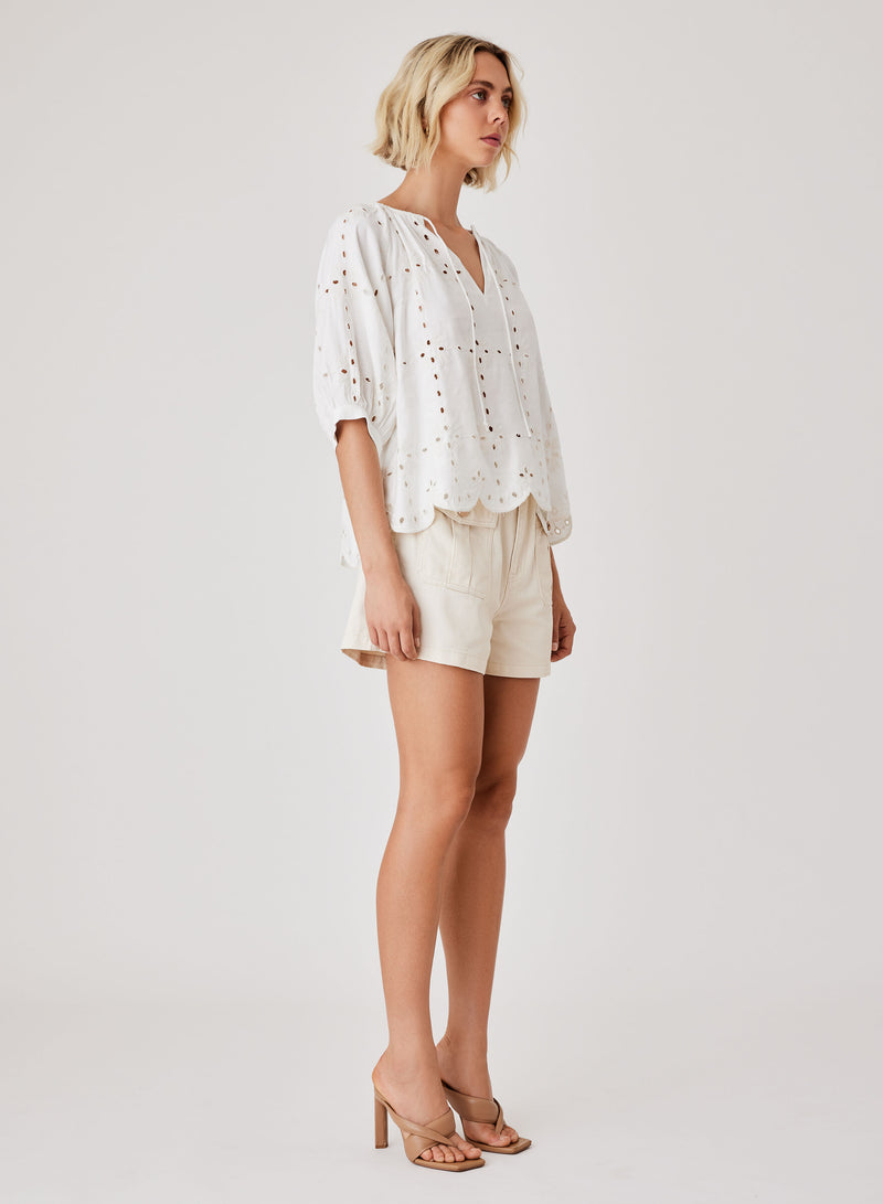 White Haven Blouse - White