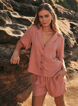 Sundown Shirt - Rosewater