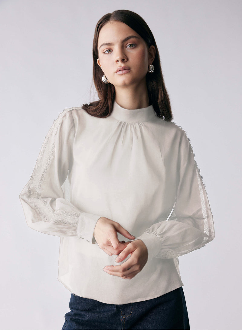 Capture Blouse - Ivory