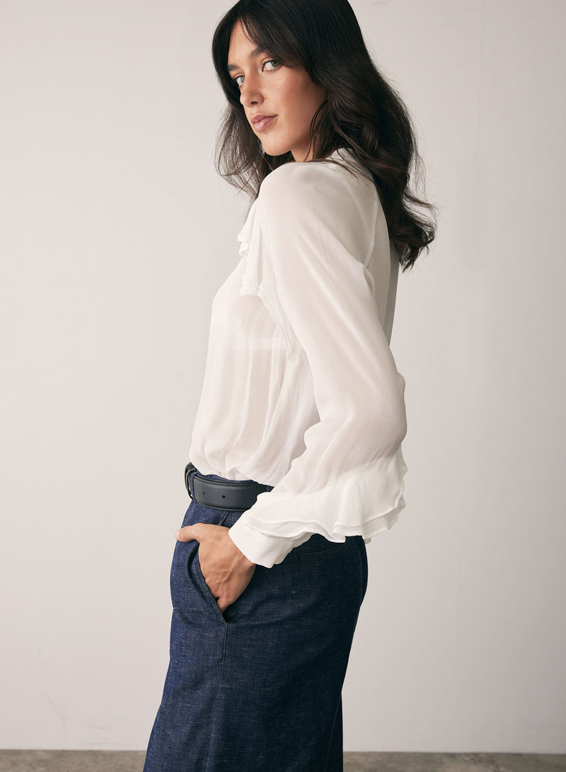 Bloom Ruffle Shirt