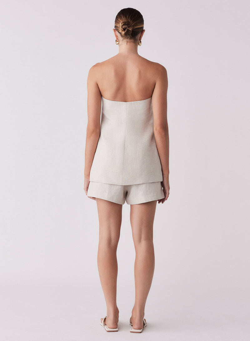 Portsea Bandeau Top - Natural