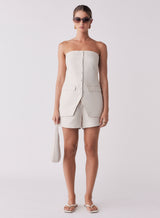 Portsea Bandeau Top - Natural