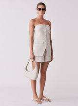 Portsea Bandeau Top - Natural