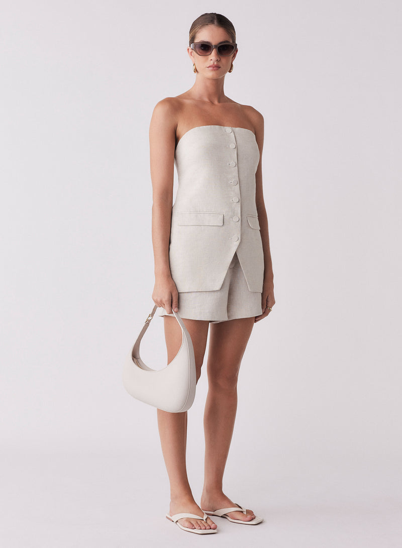 Portsea Bandeau Top - Natural