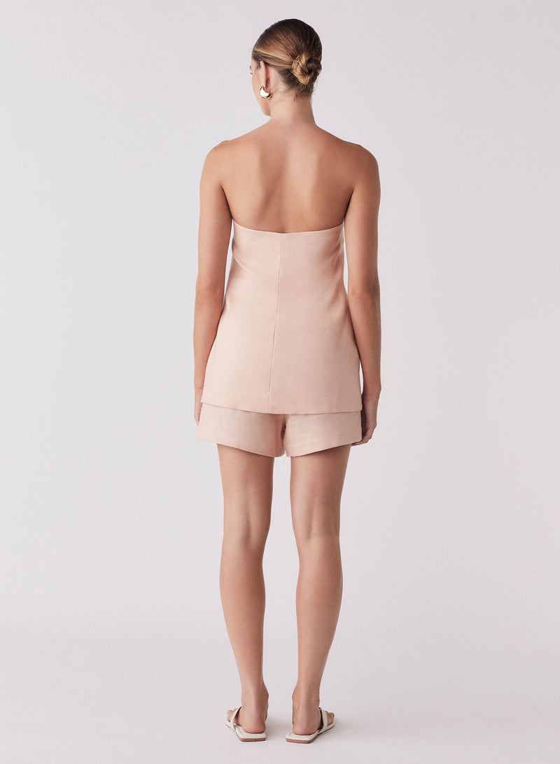 Portsea Bandeau Top - Peach