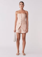 Portsea Bandeau Top - Peach