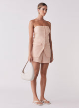 Portsea Bandeau Top - Peach