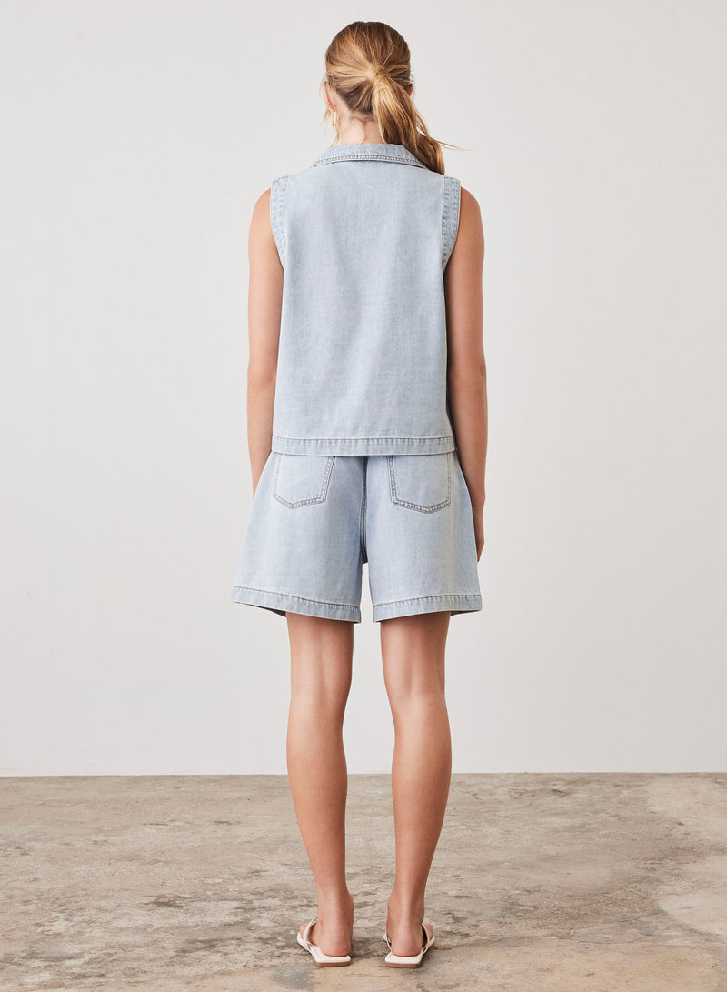 Riptide Denim Top