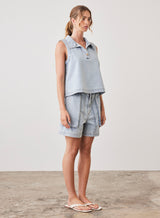 Riptide Denim Top