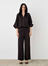 Mercer Bomber Jacket - Dark Chocolate