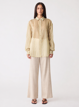 Sahara Shirt - Sage Stripe