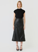 Clea Midi Skirt Black