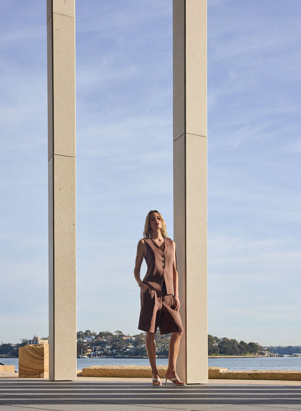 Marseille Short - Espresso