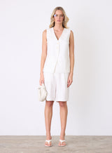 Marseille Vest Top - White