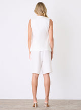 Marseille Vest Top - White