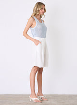 Harbour Knit Tank - Ice Blue