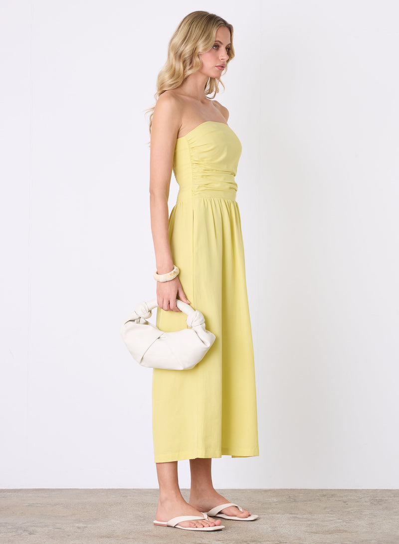 Popsicle Bandeau Dress - Citrus