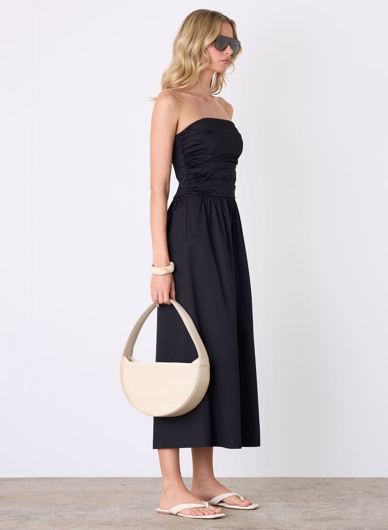 Popsicle Bandeau Dress - Black