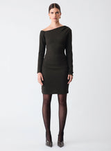 Counter Balance Dress - Dark Green