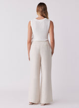 Rebound Knit Tank - Ivory