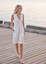 Marseille Short - White