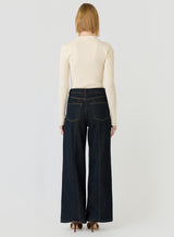 Sidewalk Knit Top Ivory