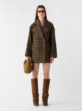 Chronicle Check Coat