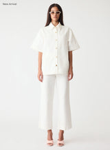 Capilla Denim Shirt - Ivory