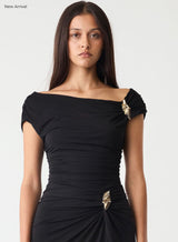 Sculpted Top - Black