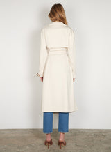 Avenue Trench Coat - Bone