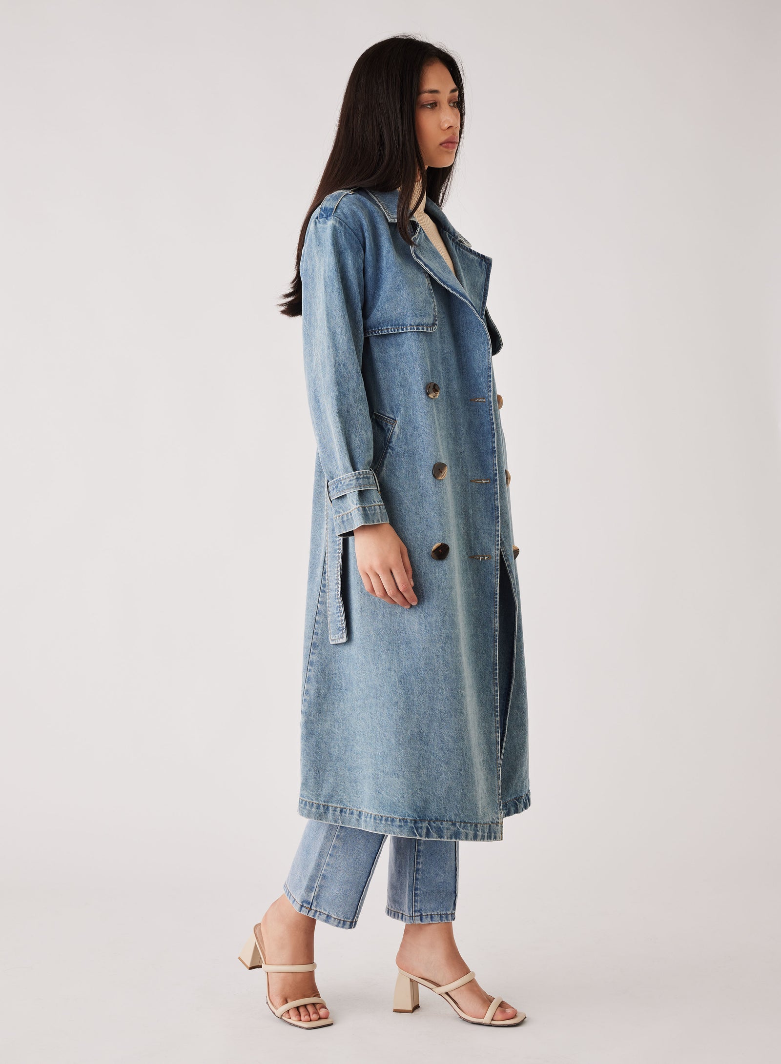 AMERI　TRENCH LIKE MIDI COAT AMERI TRENCH LIKE MIDI COAT