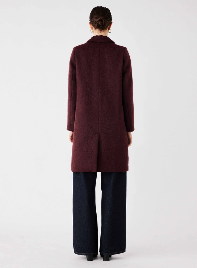 Venice Coat - Wine