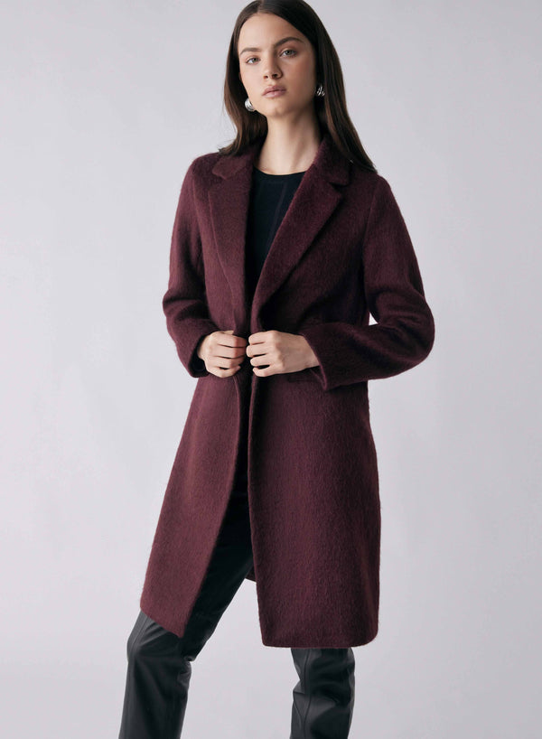 Venice Coat - Wine
