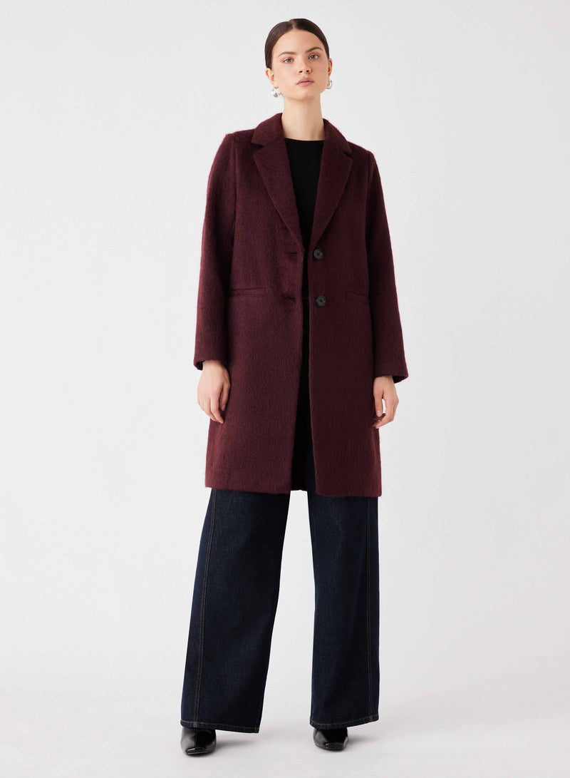 Venice Coat - Wine