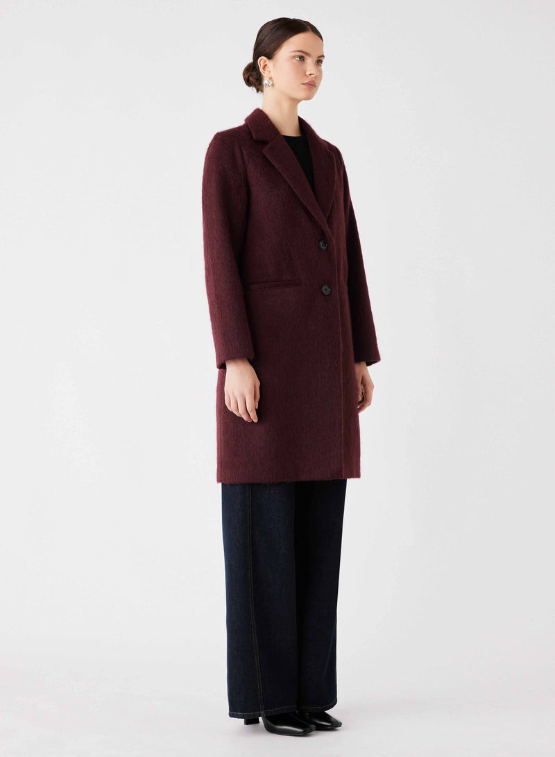Venice Coat - Wine