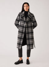 Concrete Coat - Black/Check