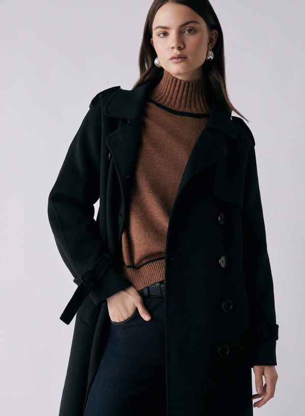 Virtual Trench Coat - Black