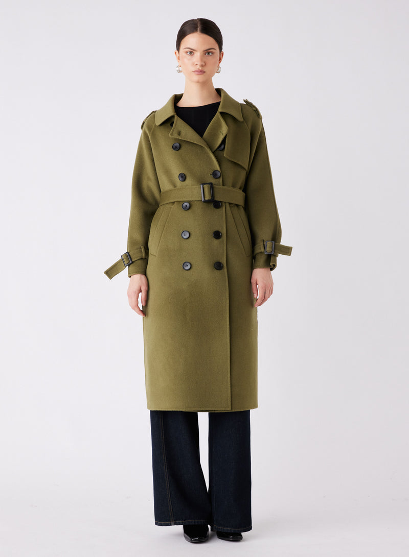 Virtual Trench Coat - Khaki