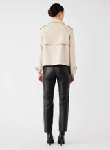 Virtual Cropped Trench - Cream