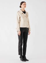 Virtual Cropped Trench - Cream